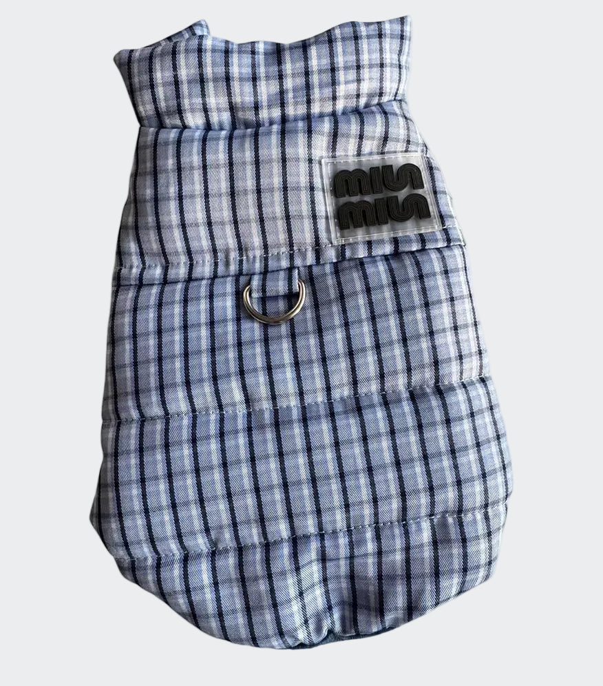 Checked Winter Dog Jacket