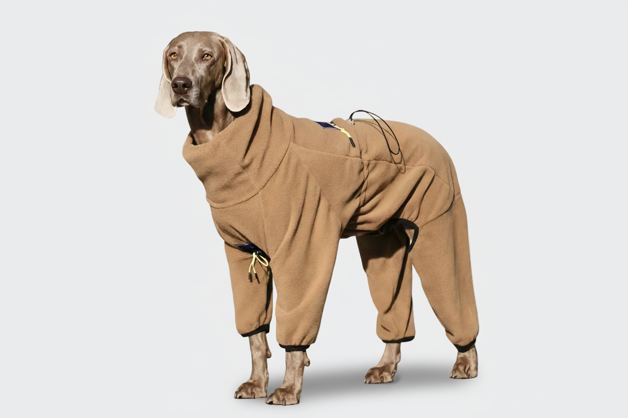 Plush Fleece Dog Jumpsuit