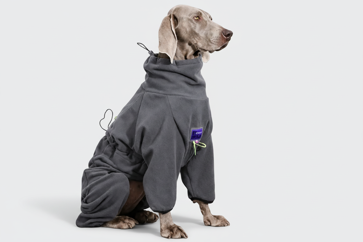 Plush Fleece Dog Jumpsuit