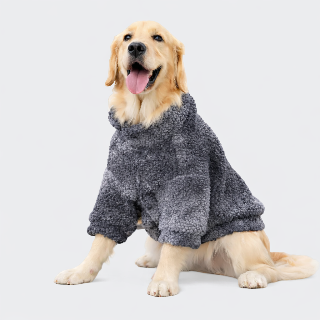 Fleece-Lined Winter Dog Sweatshirt