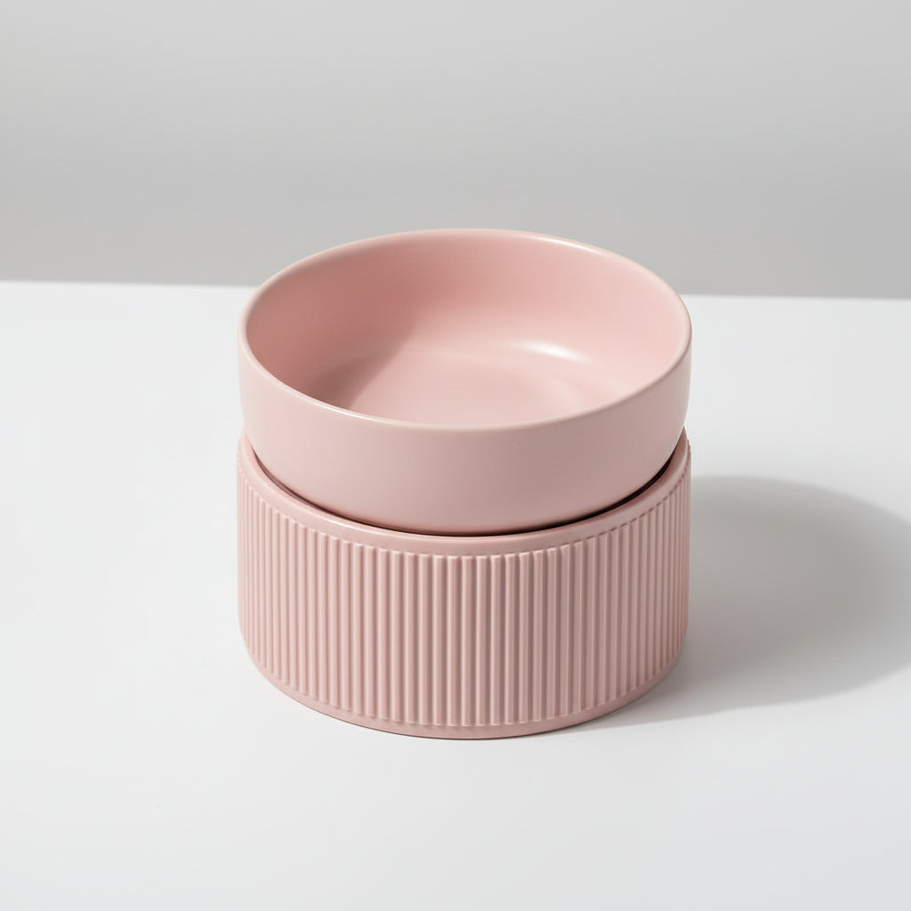 Elevé Double Ceramic Pet Bowl