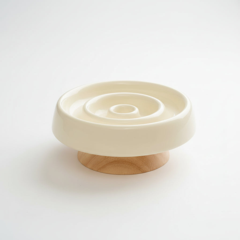 Ceramic Slow Feeder Bowl | Small Dog & Cat