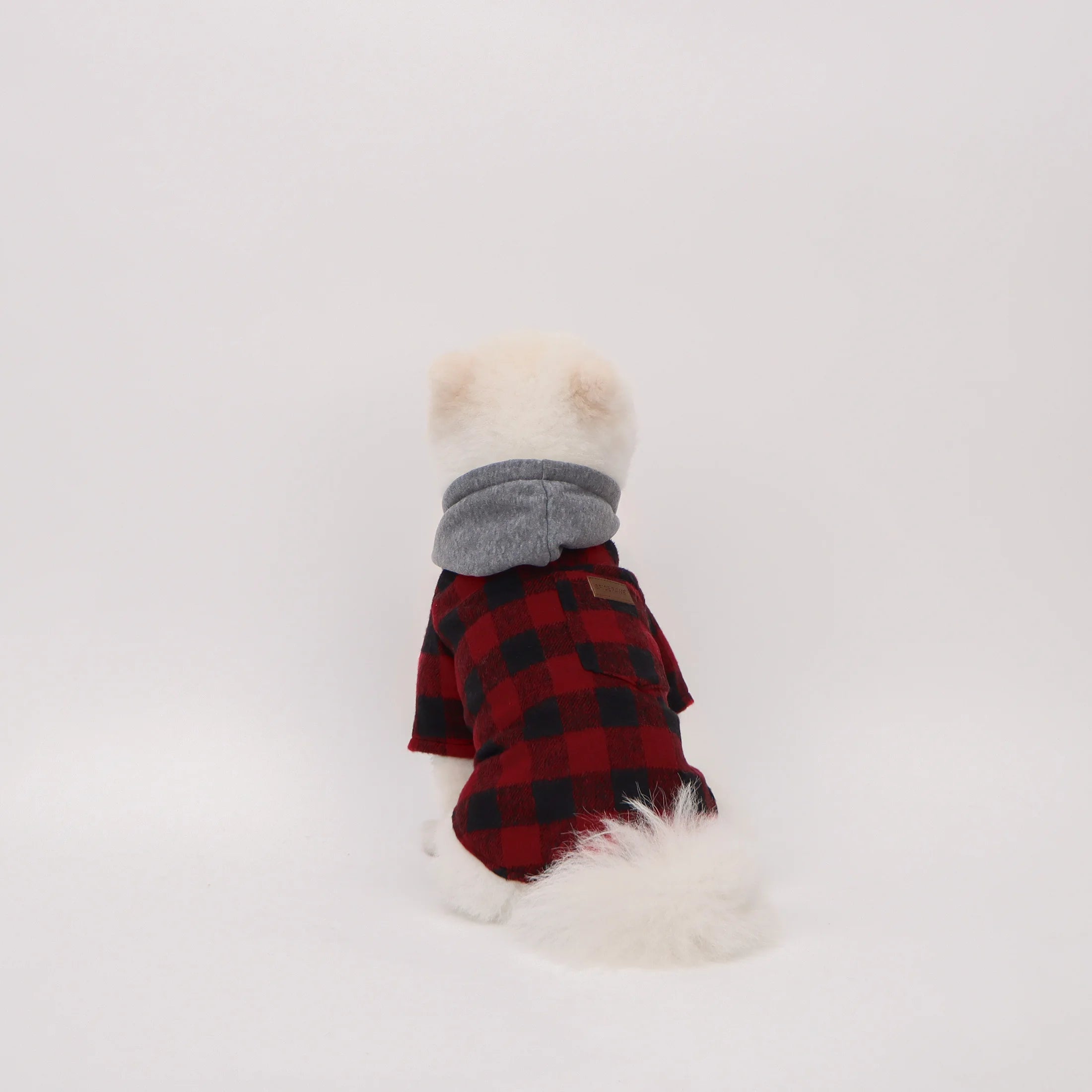 Classic Plaid Dog Hoodie
