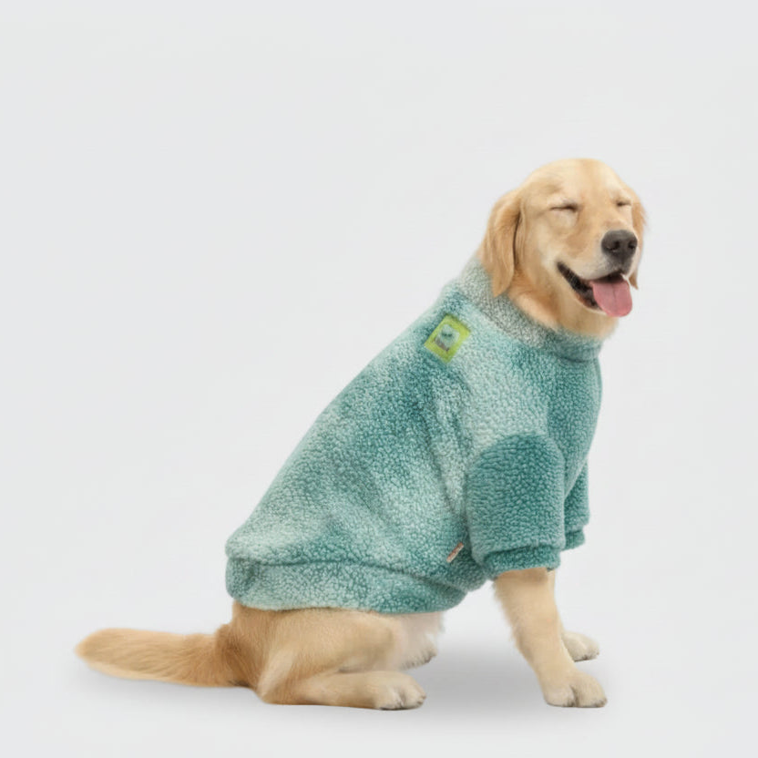 Fleece-Lined Winter Dog Sweatshirt