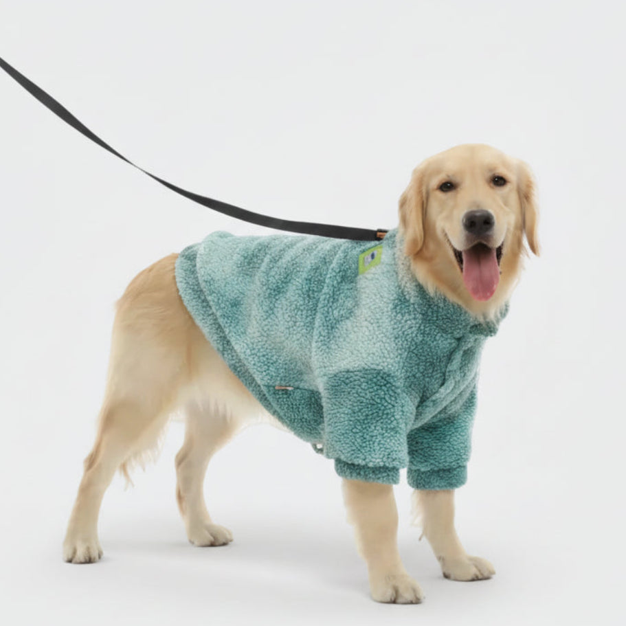 Fleece-Lined Winter Dog Sweatshirt