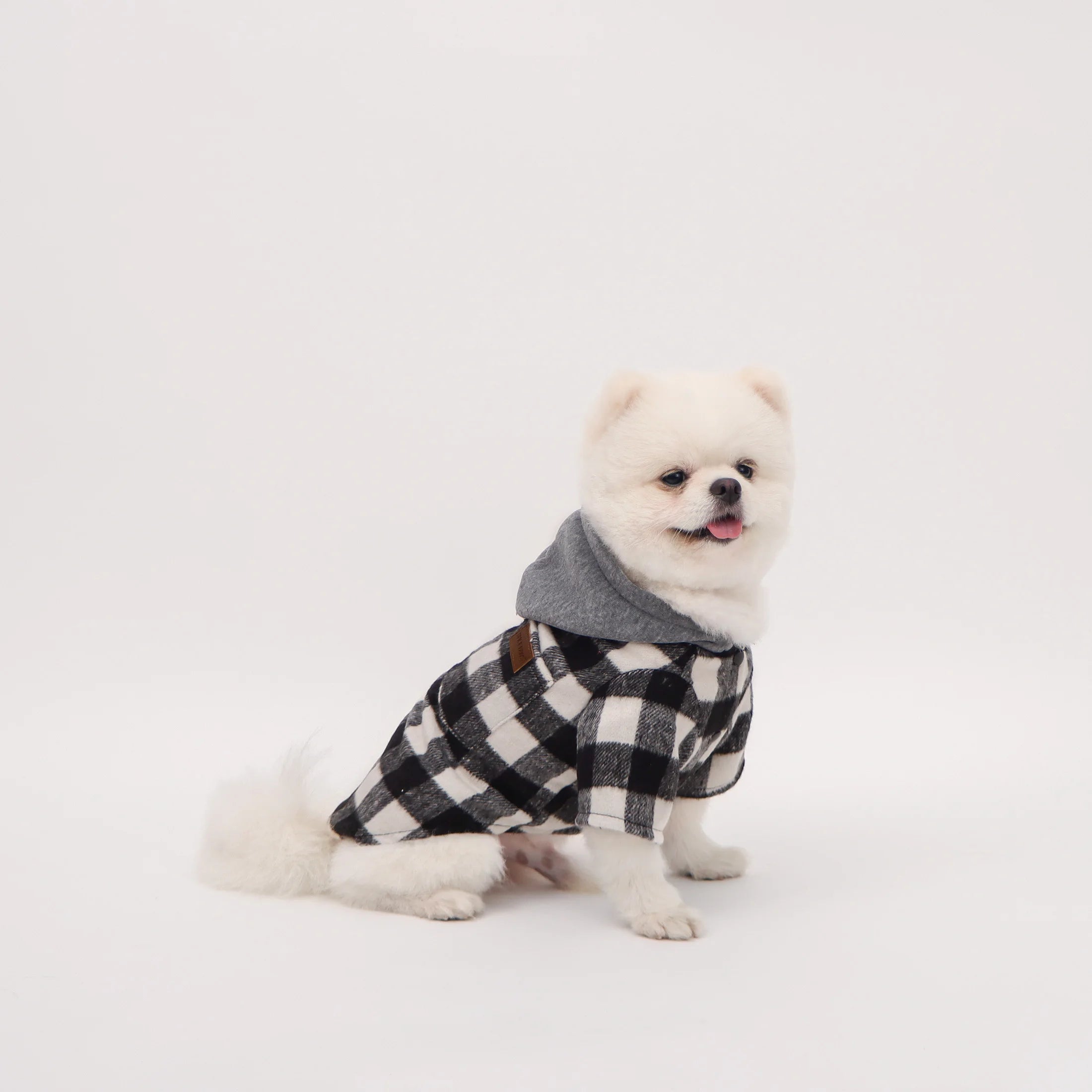 Classic Plaid Dog Hoodie