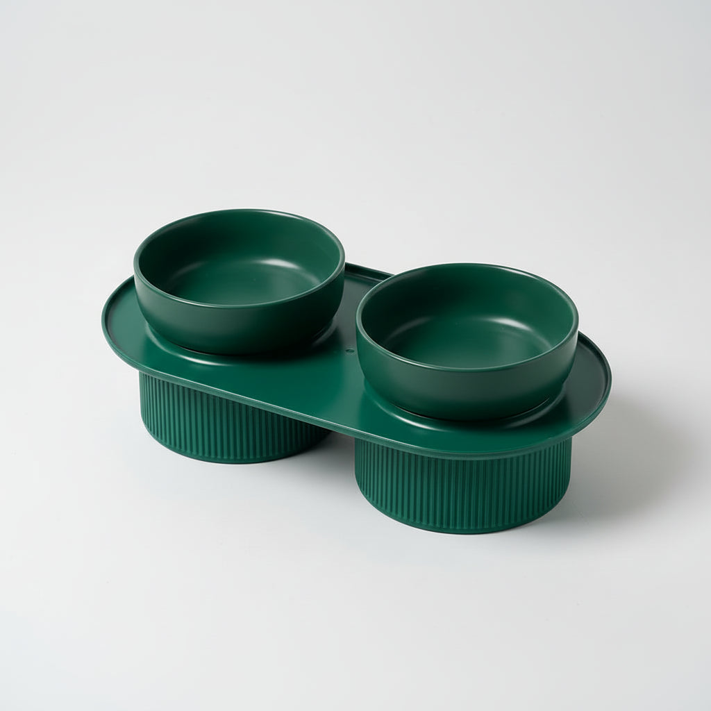 Elevé Double Ceramic Pet Bowl