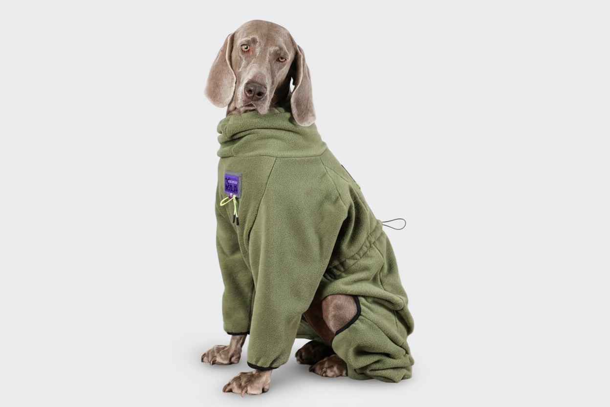 Plush Fleece Dog Jumpsuit