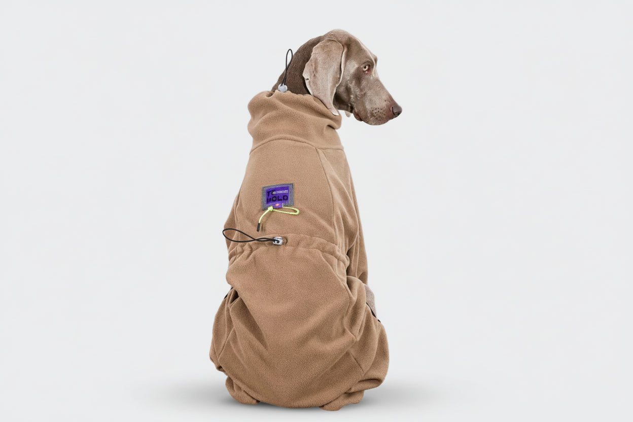 Plush Fleece Dog Jumpsuit
