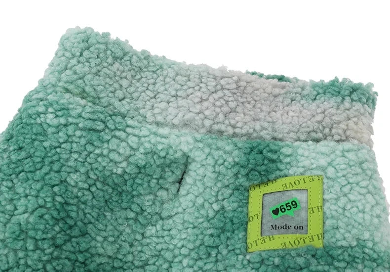 Fleece-Lined Winter Dog Sweatshirt